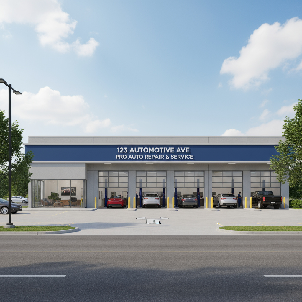 Exterior view of AutoInc Service Center